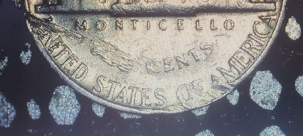 1970 D NICKEL With Lamination Error