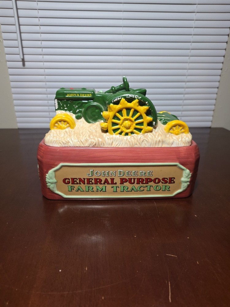 Vintage John Deere Ceramic Model D Cookie Jar