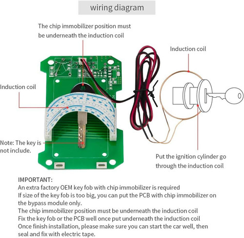 EASYGUARD bm002 Universal Version Chip immobilizer Bypass Module for...