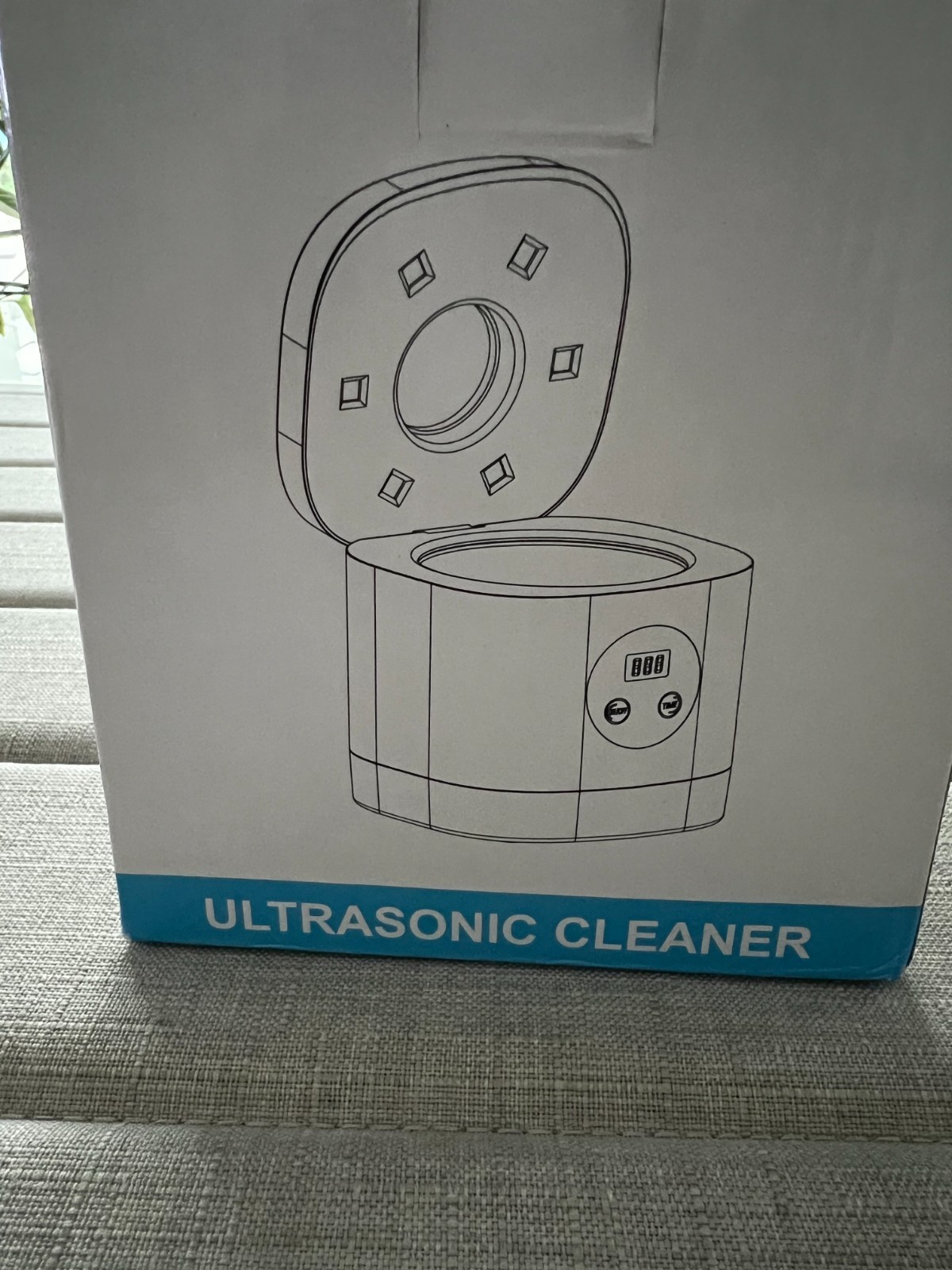 Ultrasonic Retainer Cleaner Machine, 52Khz for Jewelry Dentures Braces Wathches