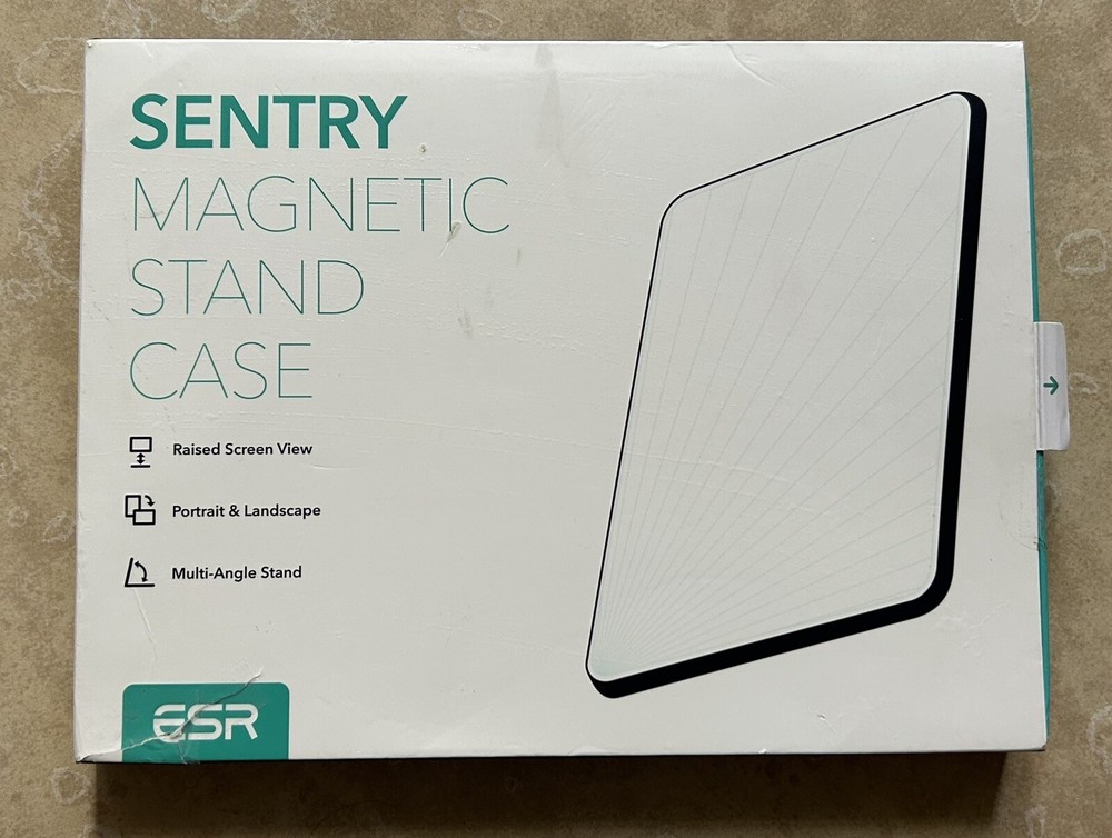 ESR Black Multiple Angle Sentry Magnetic Protective Table Stand Case - iPad NEW