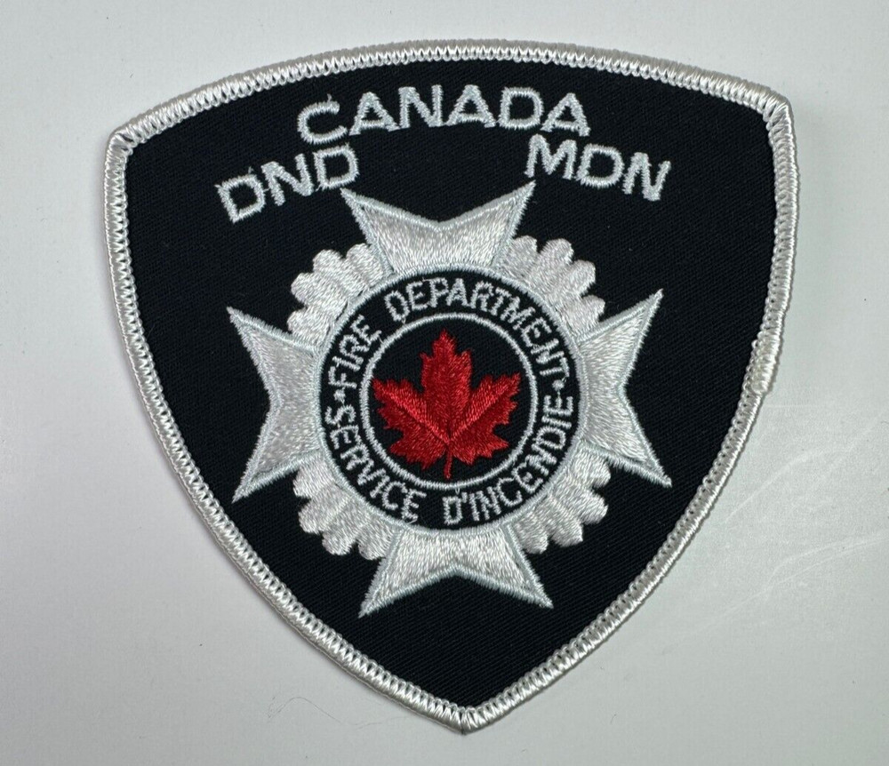 DND MDN Fire Service Canada Patch R1b