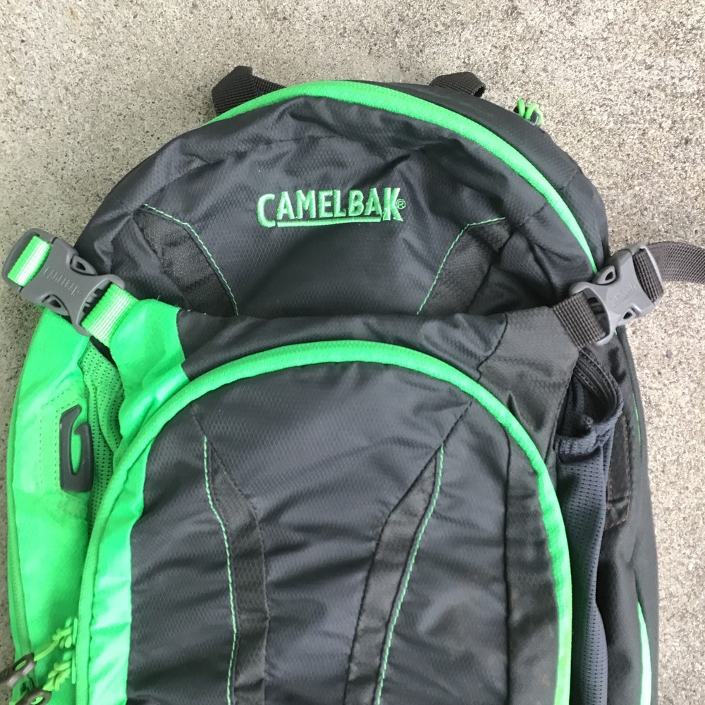 CamelBak M.U.L.E. Hydration Backpack Black Green (Bladder Not Included)