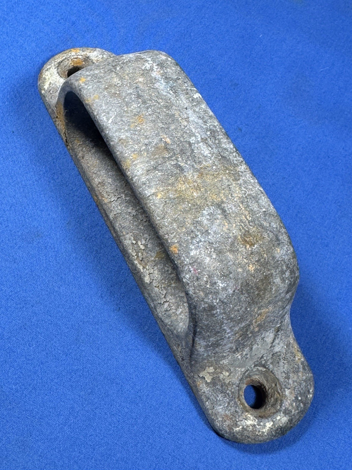 Vintage Boat Cleat 6.5" x 1.5" ~ Galvanized, Maritime, Use or RePurpose!