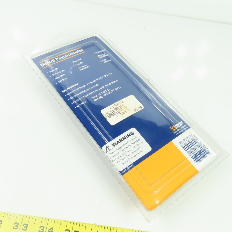 Yellow Jacket 69008 Digital Psychrometer NEW