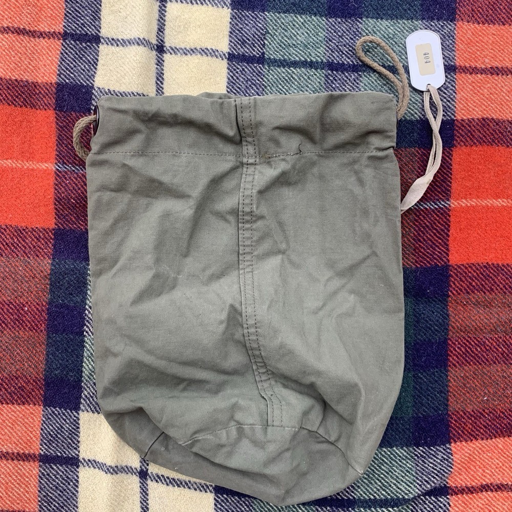 US Army surplus green 404 drawstring accessory bag