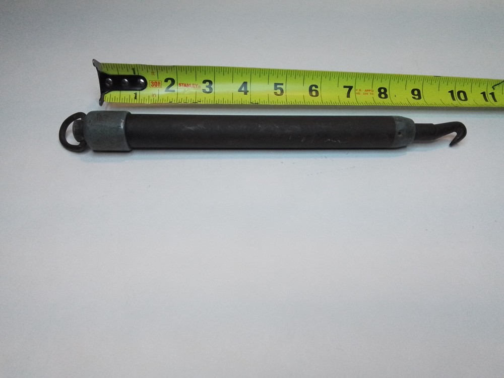 Vtg Handheld Retractable Hook Twist Tool Spring Loaded Pull & Twist Wire Rebar