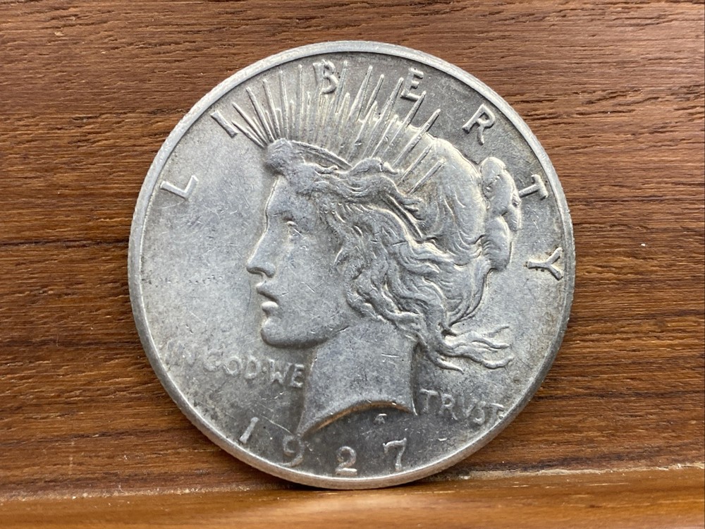 1927 Peace Dollar BU UNC Better Date Silver $