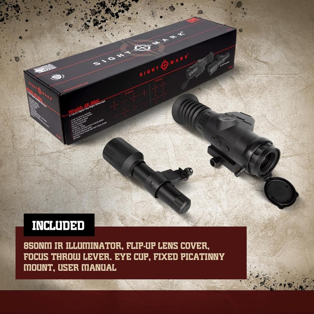 Sightmark Wraith 4K Mini Digital Night Vision Riflescope