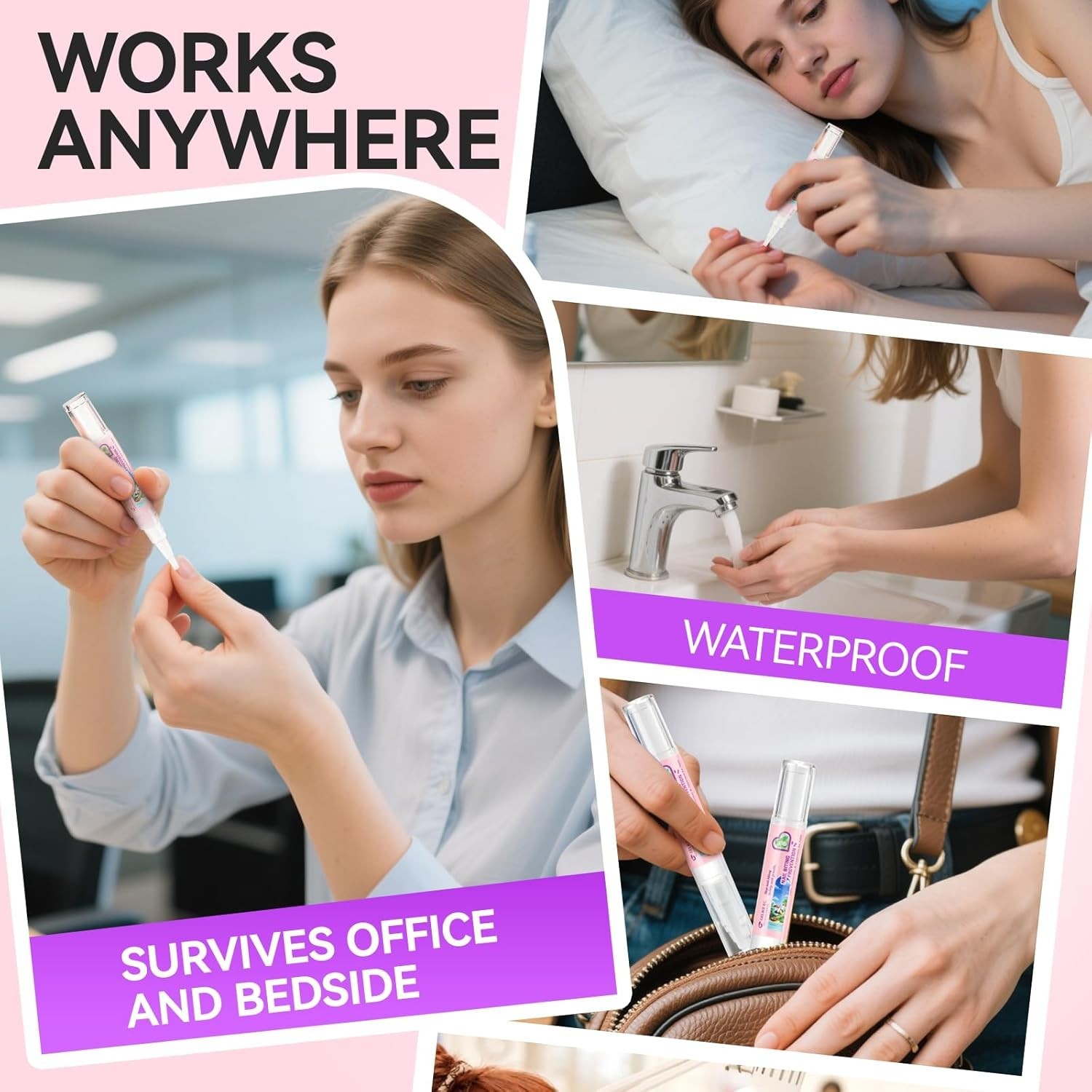 Nail Biting Prevention for Adults and Kids - Gelike EC Bitter Taste Stop Nails B