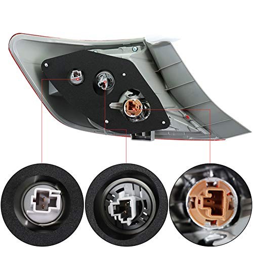 1-Pack Tail Light Brake Lamp Assembly Replacement for Camry 2012-2014 Right