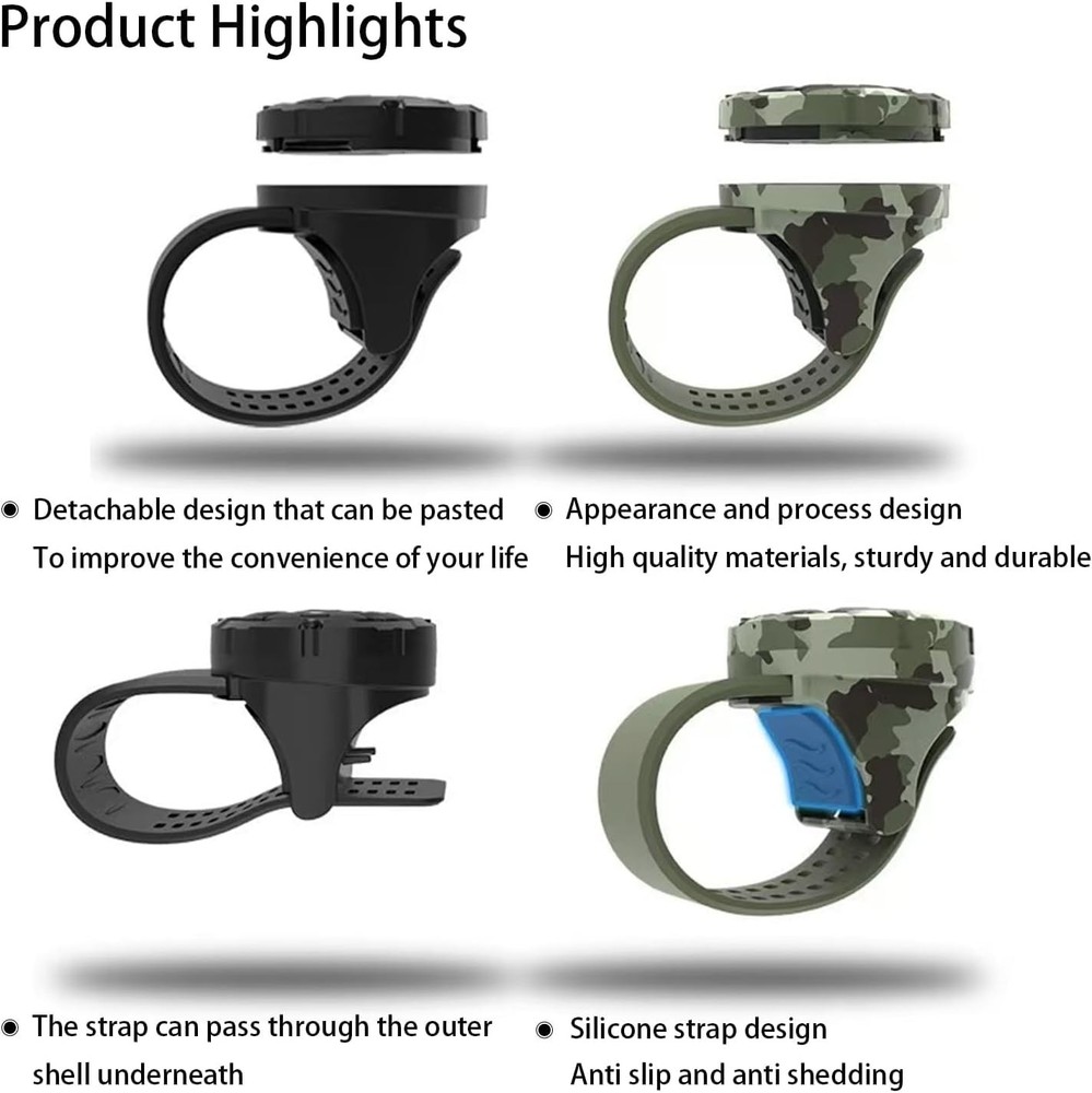 Bluetooth Media Button Remote,Wireless Waterproof Music Controller for Car Mo...