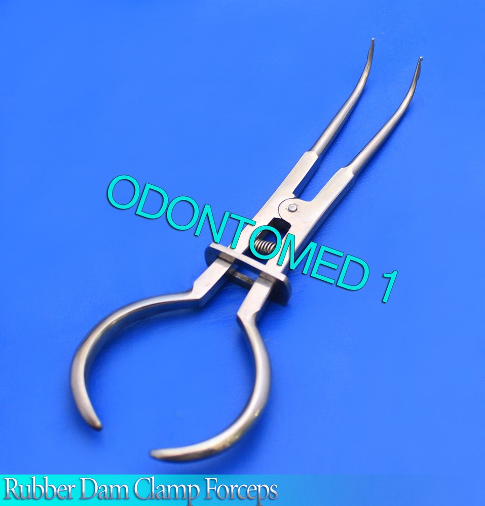 6 U. Of Washington Pattern Rubber Dam Clamp Forceps
