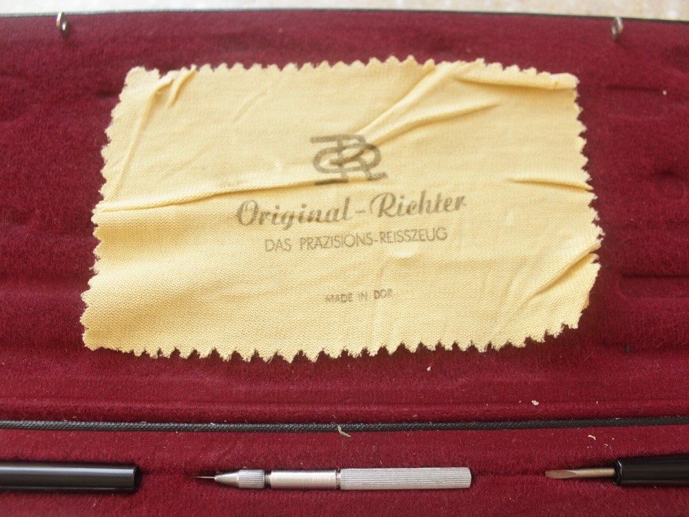 RICHTER TECHNICAL DRAFTING DRAWING SET Kopernikus VIIb ORIGINAL VINTAGE GERMANY