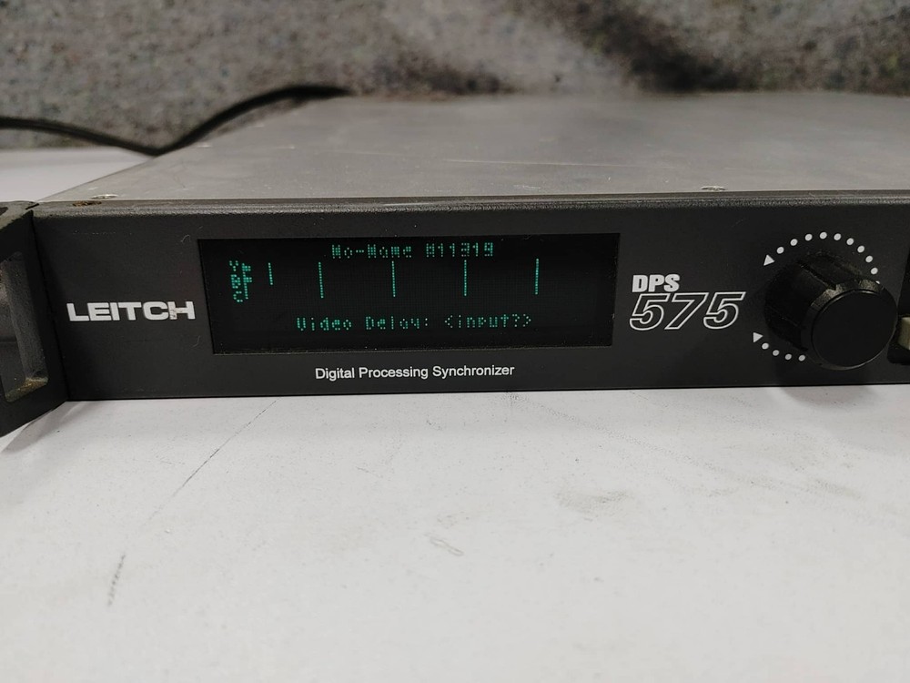 LEITCH DPS-575 9 DIGITAL MULTI CHANNEL PROCESSING SDI SYNCHRONIZER w PAL Option