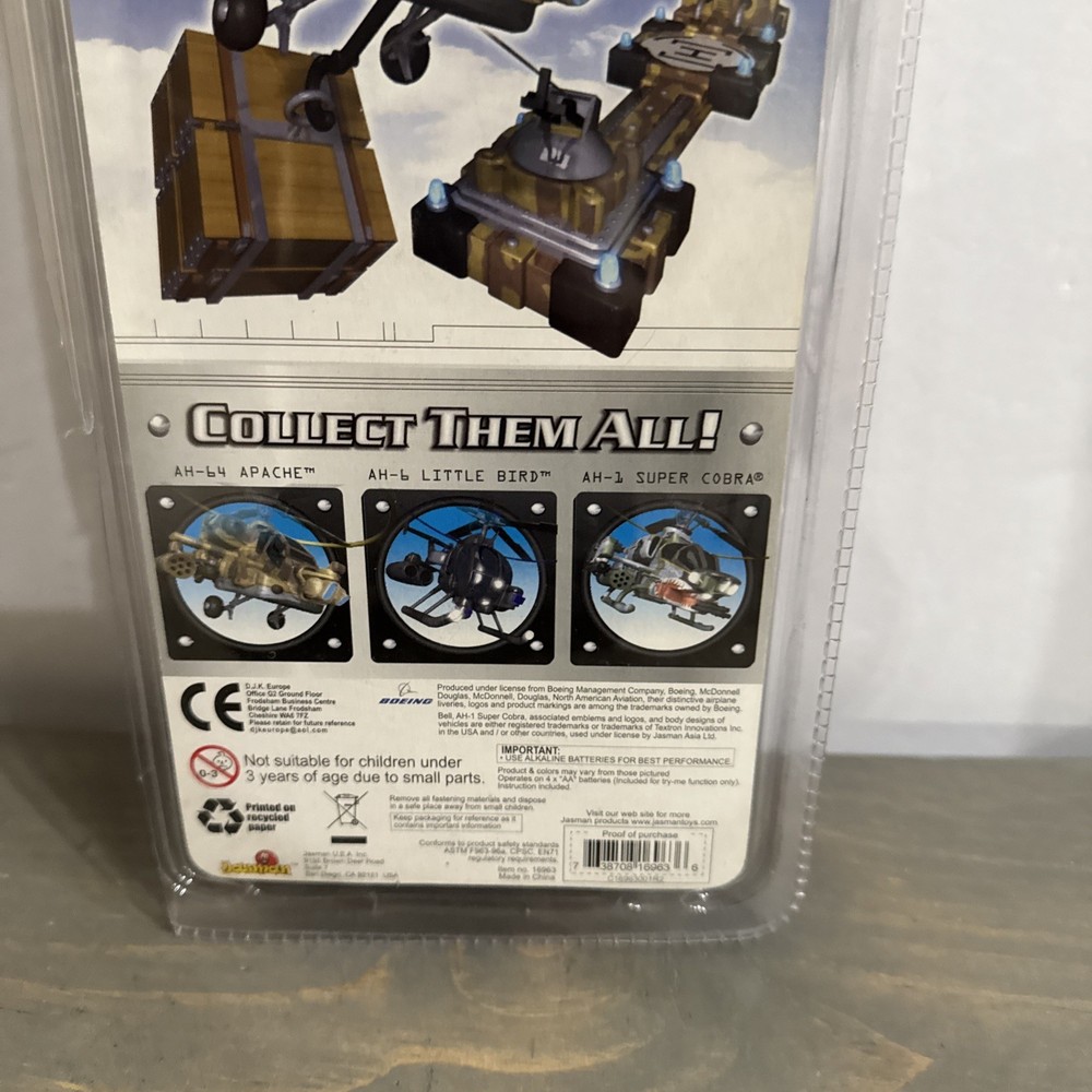 Command Force AH-64 Micro Series Dual Flight Remote Control Helicopter NIB