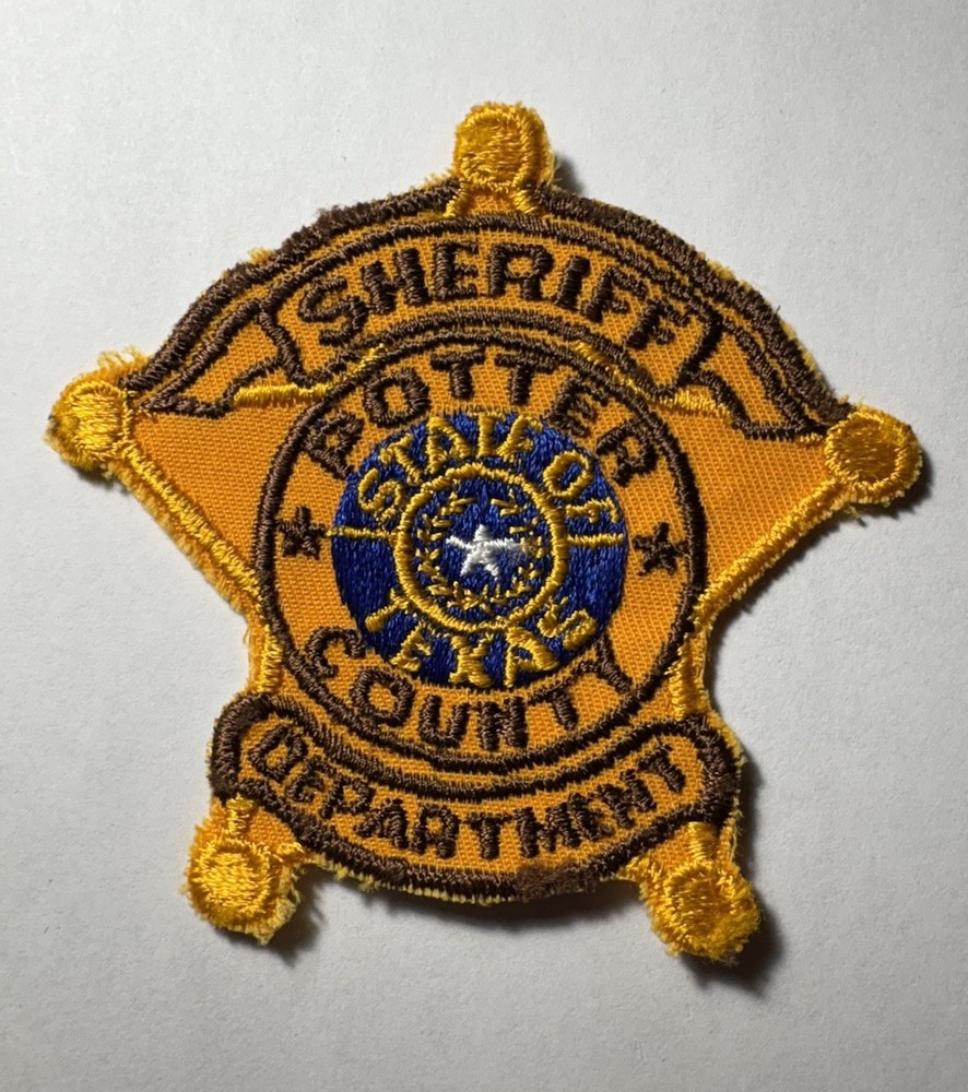 Potter County Texas Sheriff Patch ~ Style 2