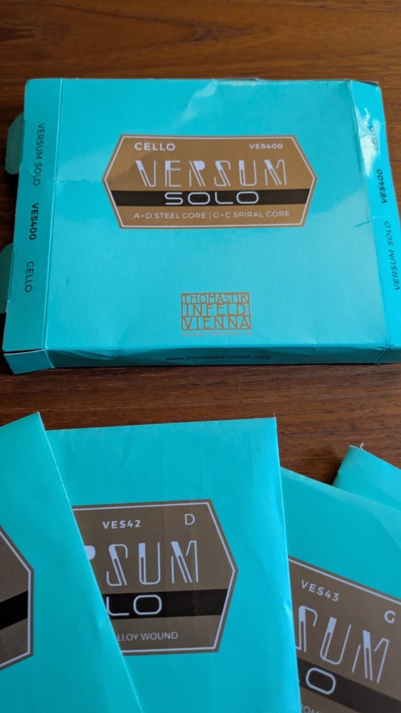 Thomastik Versum Solo 4/4 Cello String set