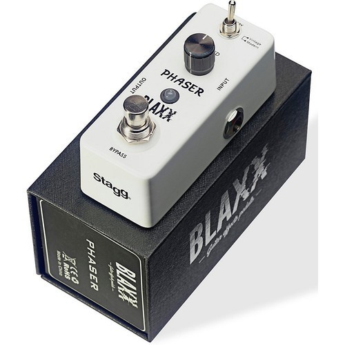 Stagg BX-PHASER Blaxx Phaser Mini Guitar Pedal - White