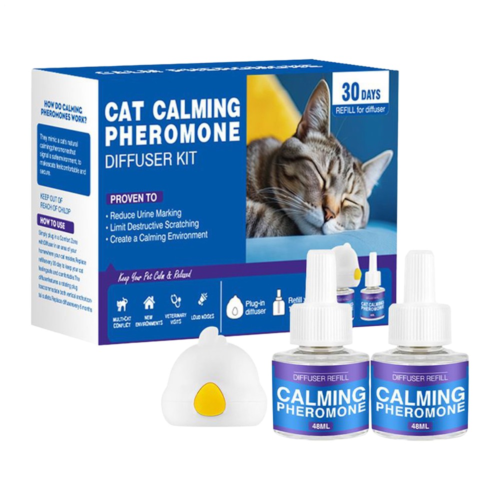 Cat Calming Diffuser Relaxation Diffuser Plug In 60-Day Cat Calming