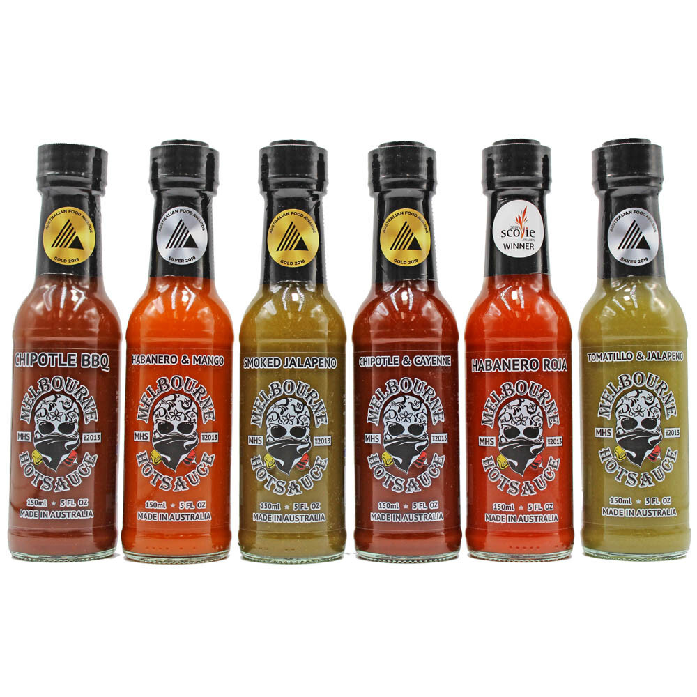Melbourne Hot Sauce Classic 6 pack