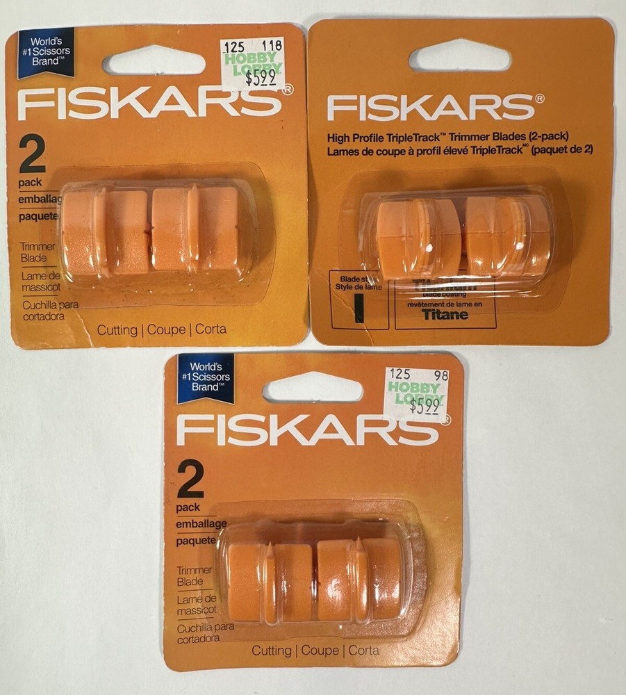 Fiskars Shapexpress2 Starter Set Rectangle Oval Templates Trimmer Blade Lot