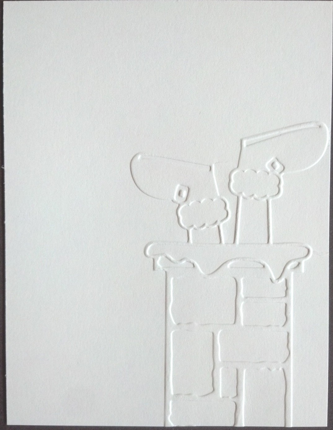 EMBOSSED HOLIDAY STAMPIN' UP CARDSTOCK CARD FRONTS, BUY 5 SETS GET 1 SET FREE