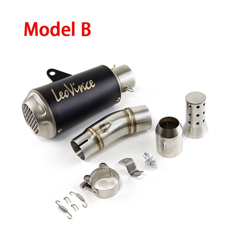 For Kawasaki Ninja 400 Ninja 500 Z400 Z500 Exhaust Tips Mid Pipe Slip On Muffler