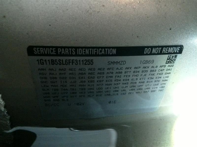 MALIBU 2015 High Mounted Stop Light 104525336