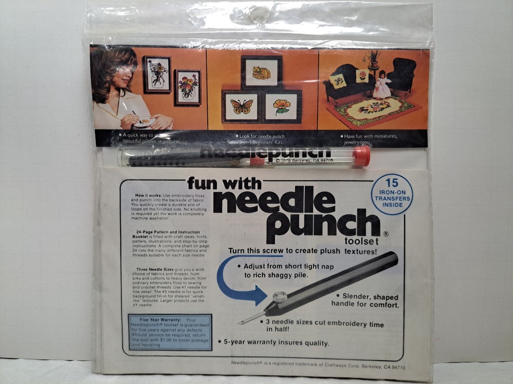 Needlepunch - Vintage Needlepunch Toolset (1977) #101