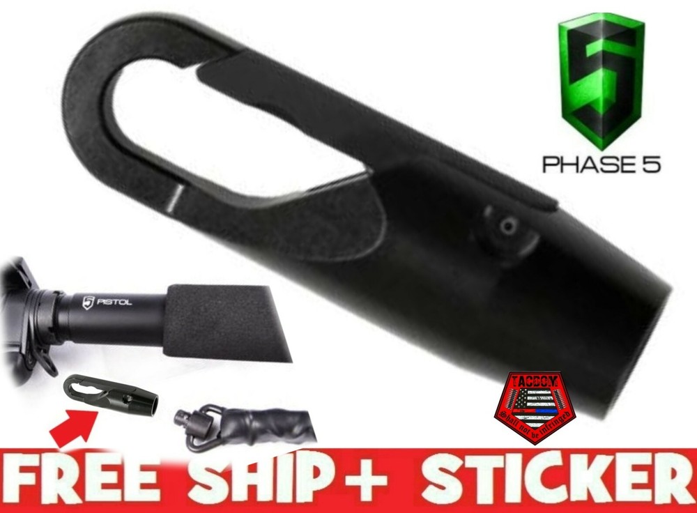 Phase 5 Weapon QD Button Hook SNAP Adapter for Sling single point REVO Swivel