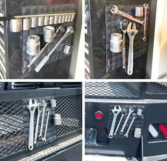 Double Sided 12X12 Magnetic tool Pad