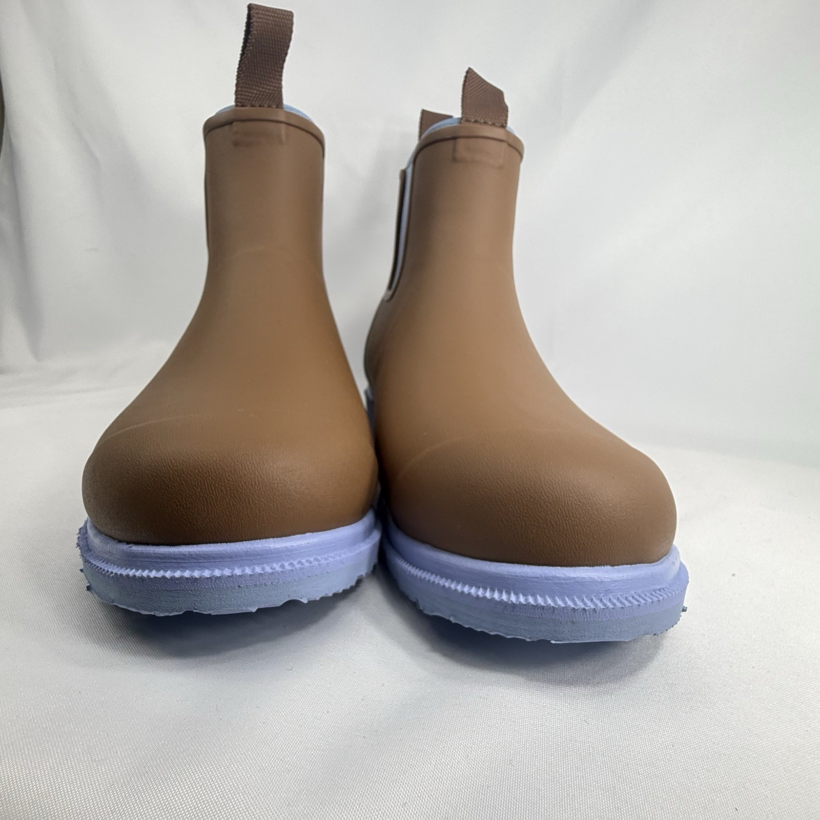 Merry People Bobbi Ankle Unisex Waterproof Rain Boots Chestnut