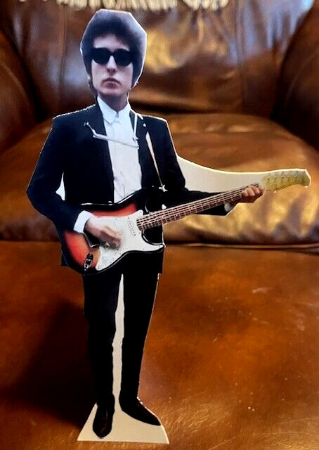 Bob Dylan Singer, Song Writer and Musician Tabletop Display Standee 10" Tall
