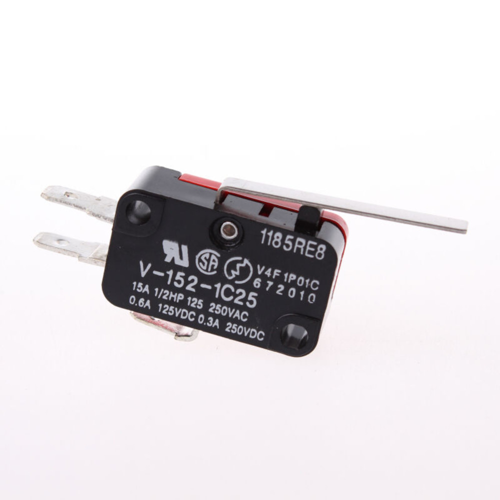 10Pcs Long Hinge Lever Snap Action SPDT Momentary Micro Limit Switch