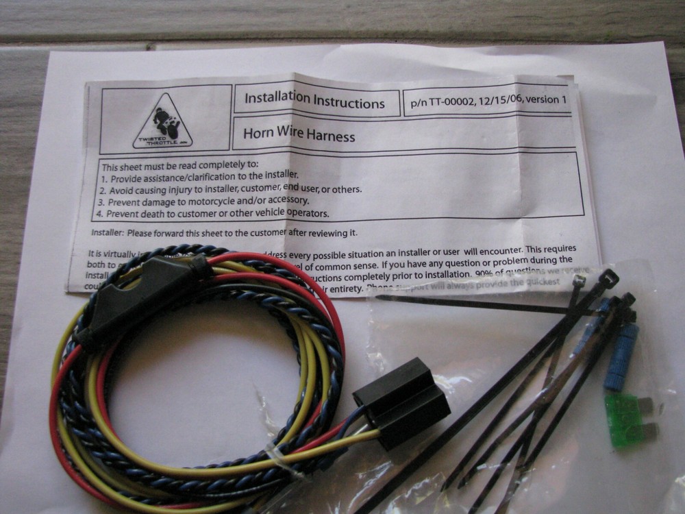 Kawasaki Horn Wire Harness