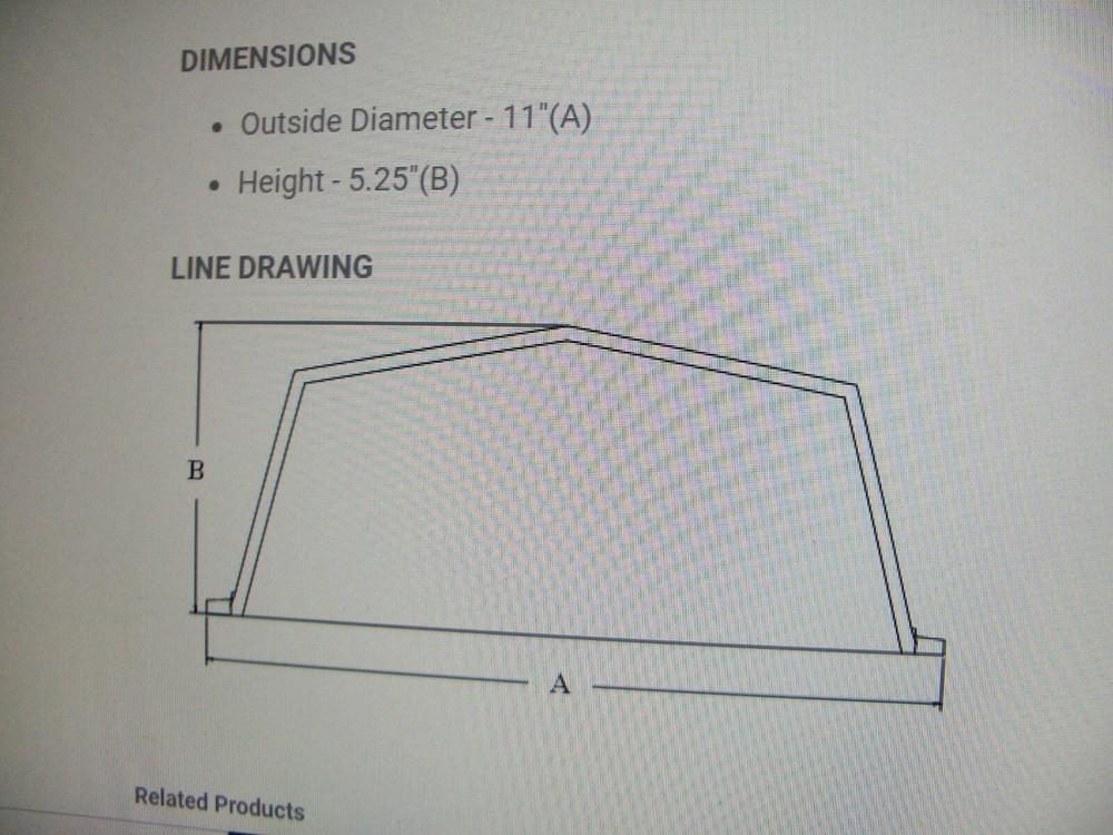 Jay R. Smith MFG. Co Cast Iron Dome #2