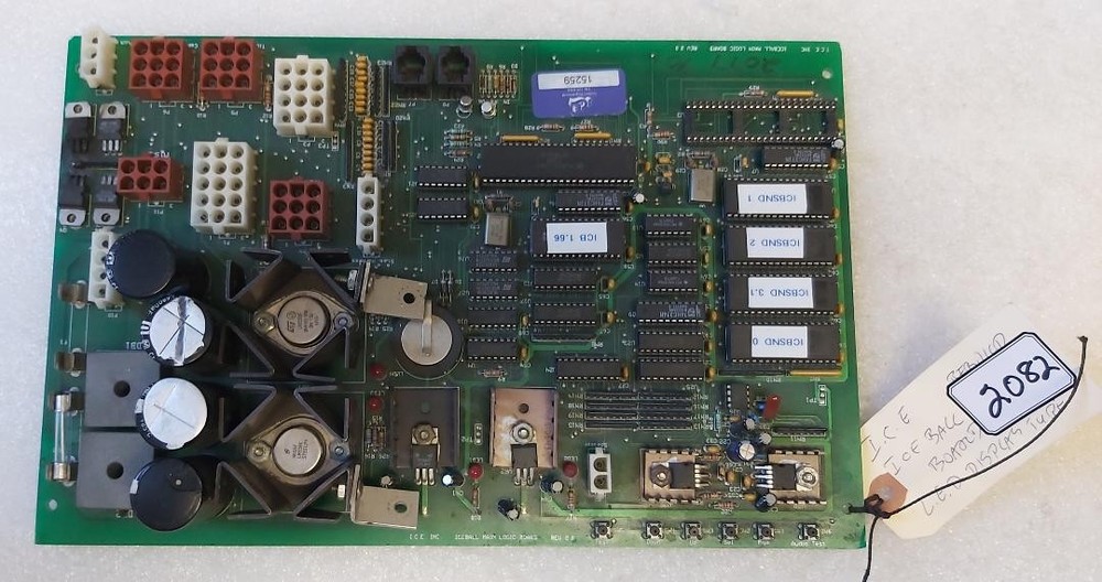 ICE ICEBALL Arcade Game MAIN LOGIC Board LED DISPLAY TYPE (2082)