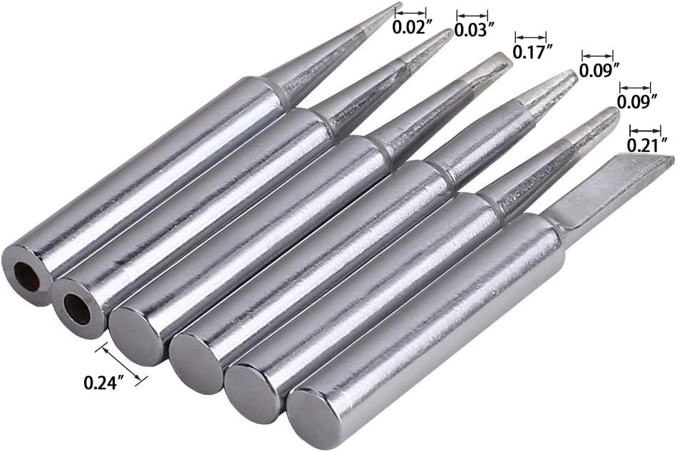 6PCS Versatile Soldering Tips for Weller ST Series