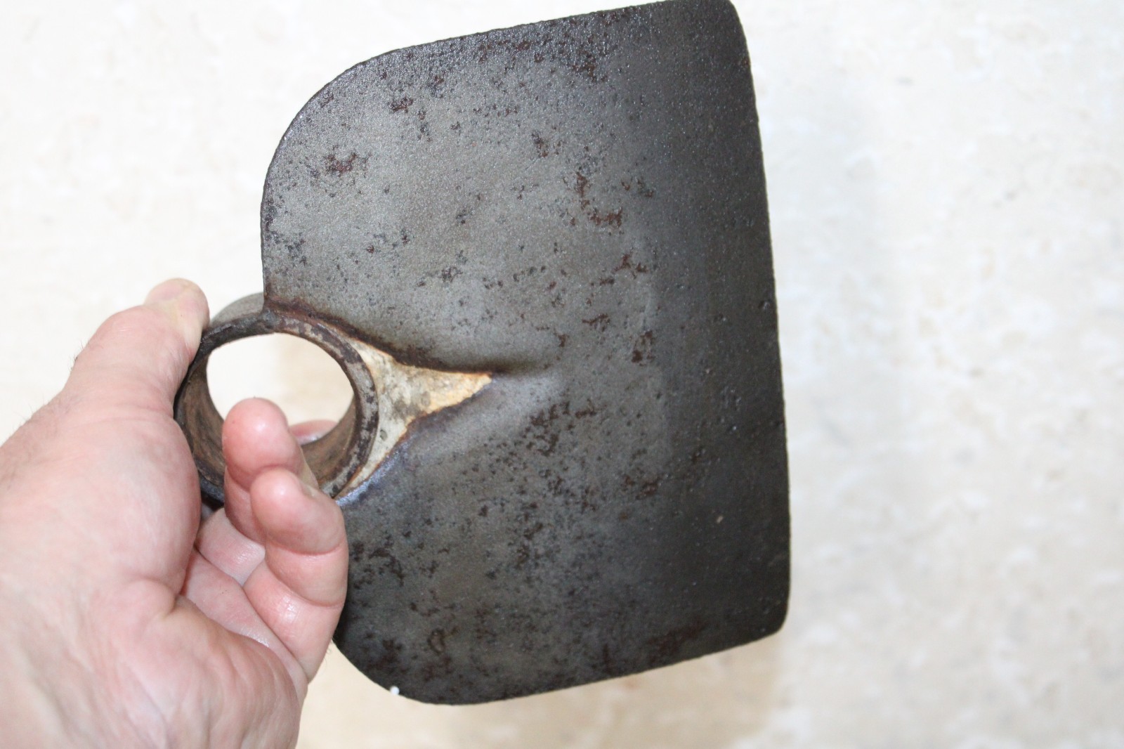 Vintage Large Garden Hoe Head Vintage Garden Trenching Hoe Head Cultivator