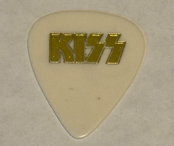 KISS Gene Simmons Signature Guitar Pick 1987 - 1988 Crazy Nights Tour Plectrum