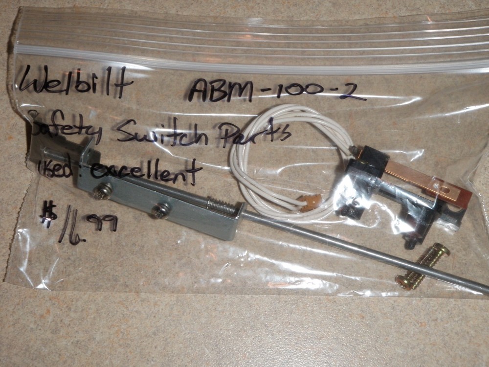 Welbilt Bread Machine Safety Switch Parts ABM-100-2