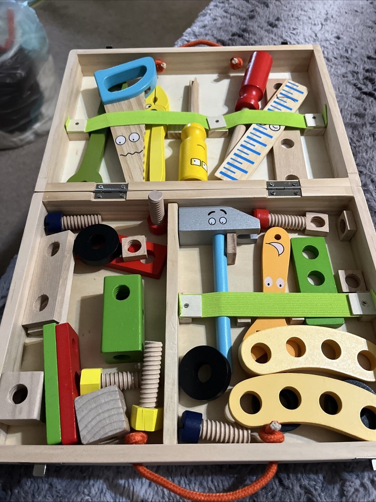 Wooden Tool Box Set