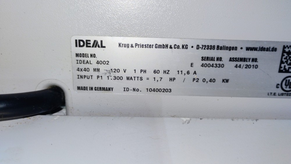 Ideal 4002 Paper shedder