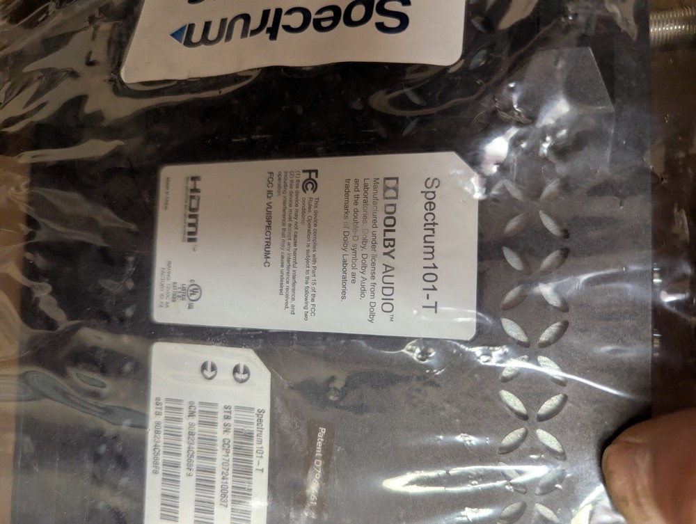 Spectrum 101-T HDMI Digital Receiver Cable Modem UNOPENED IN PLASTIC