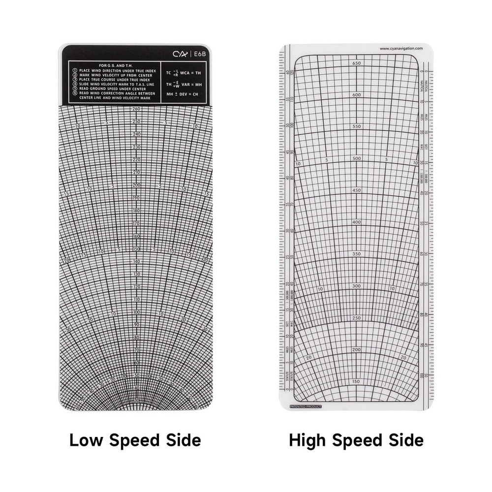 CYA E6B Plastic Flight Computer, Upgrade Aviation Pilot Flight Computer Calcu...