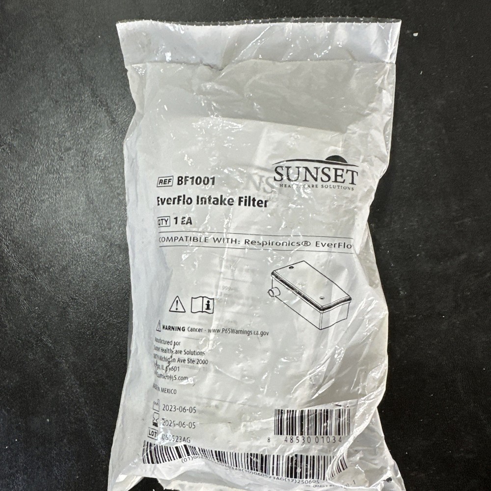 Respironics Everflo Compressor Inlet Filter 1038831