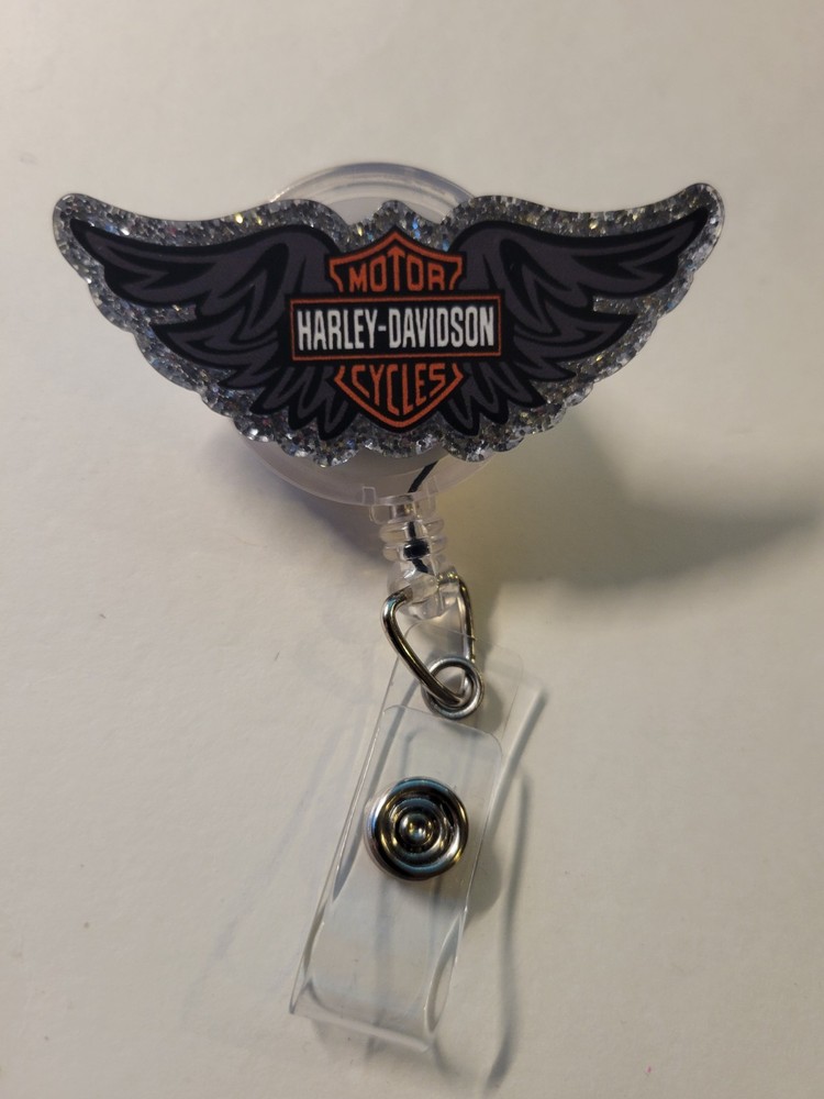 Harley Davidson Retractable Badge Reel
