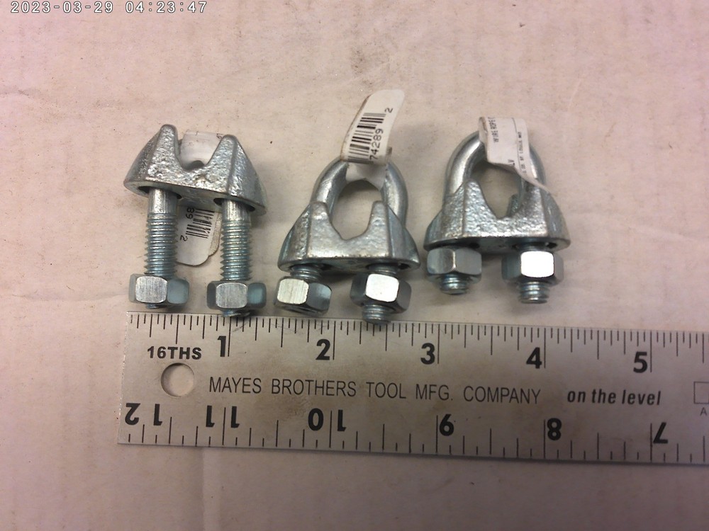 3/16" Wire Rope Clip Bundle pack NEW