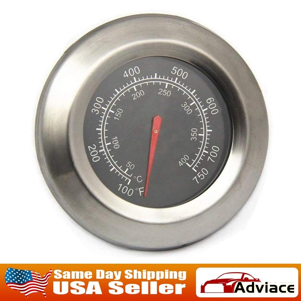 3 Inch Grill Thermometer Barbecue BBQ Charcoal Smoker Temperature Gauge Pit Tool